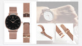 Luxury Fashion Quartz Ladies  Casual Wristwatch